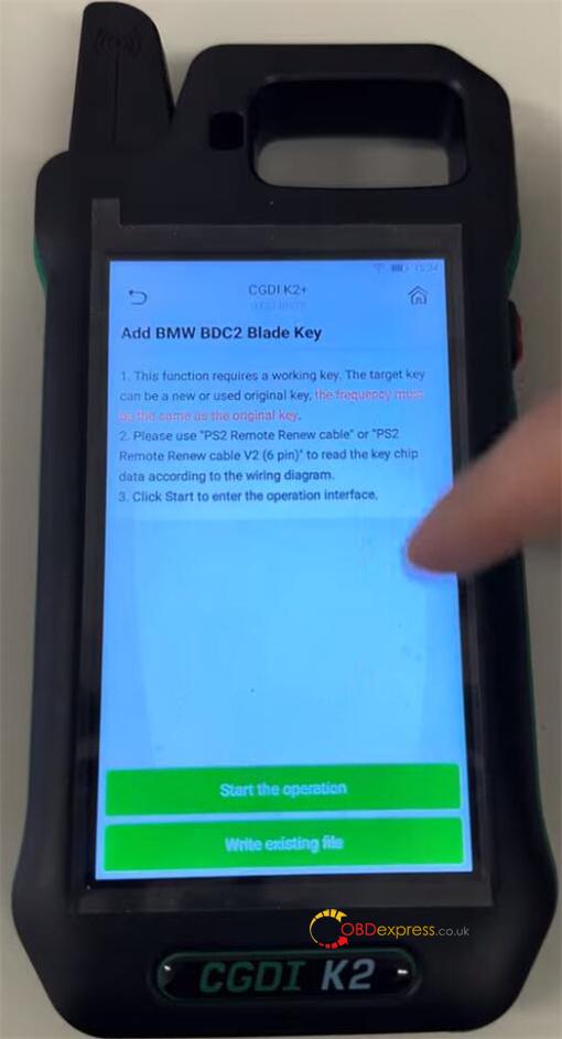 cgdi k2 generate vw 5c 5d key 13