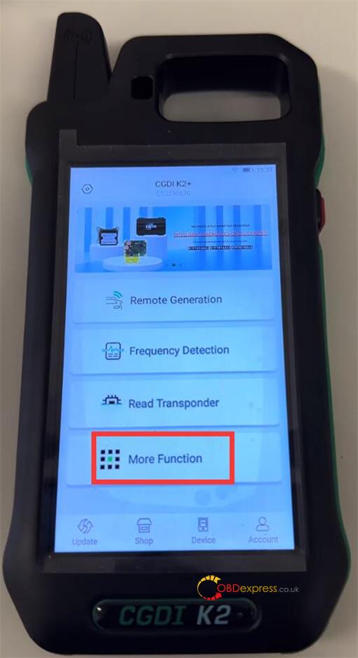 cgdi k2 generate vw 5c 5d key 2