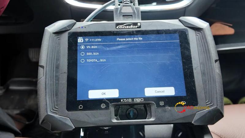 how to program 2024 volvo s60 all keys lost with lonsdor k518 pro 6