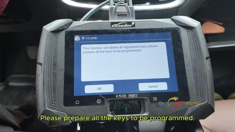 how to program 2024 volvo s60 all keys lost with lonsdor k518 pro 7