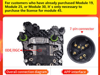how to use Yanhua Module 45 for DQ38x GEN2 Gearbox