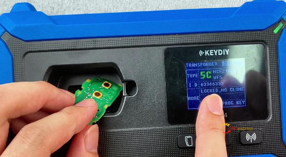 keydiy kd x4 with fgb25 fgb08 modify key id 11