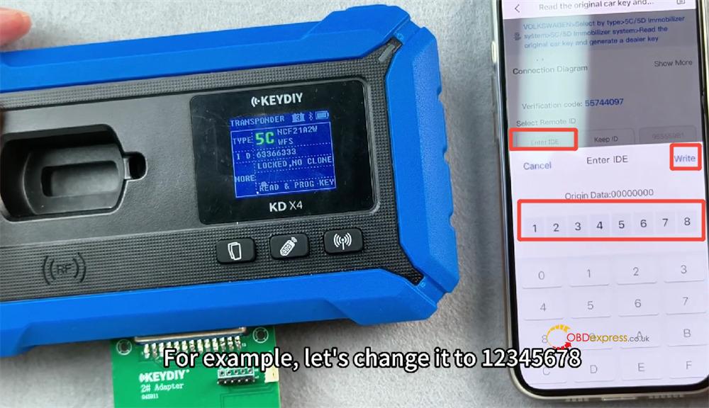 keydiy kd x4 with fgb25 fgb08 modify key id 13