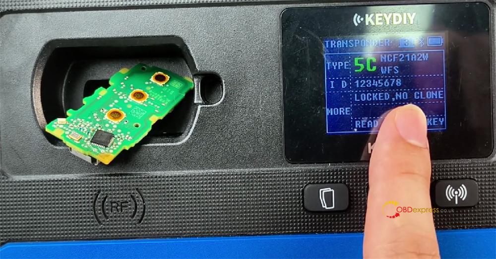 keydiy kd x4 with fgb25 fgb08 modify key id 16