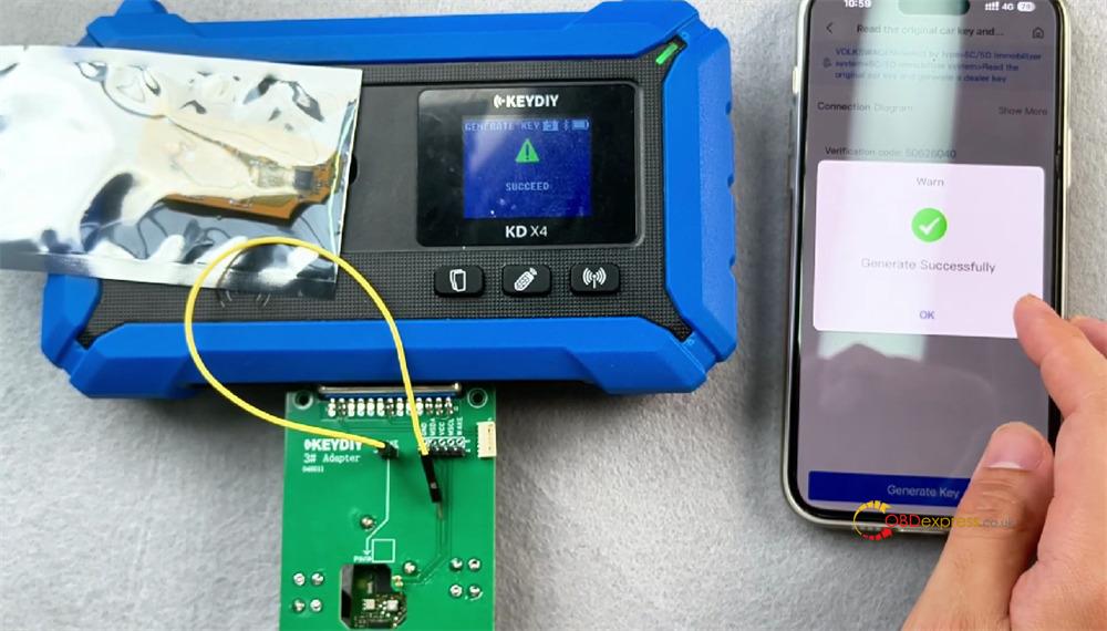 keydiy kd x4 with fgb25 fgb08 modify key id 20