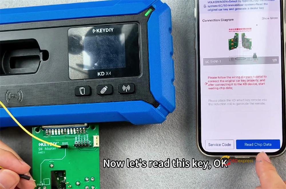 keydiy kd x4 with fgb25 fgb08 modify key id 7