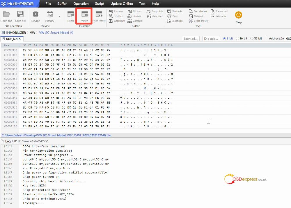 multi prog vw 5c 5d dealer key generation 18
