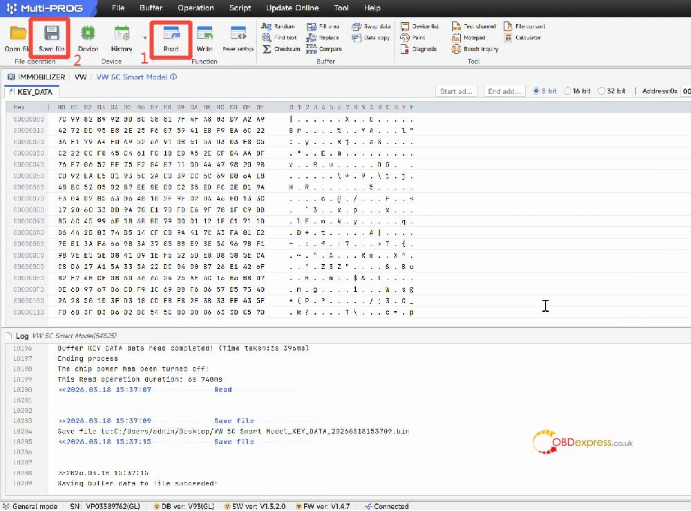 multi prog vw 5c 5d dealer key generation 8