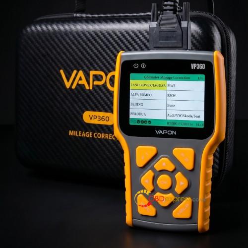 new vapon vp360 obd odometer correction dtc tool 2026 1