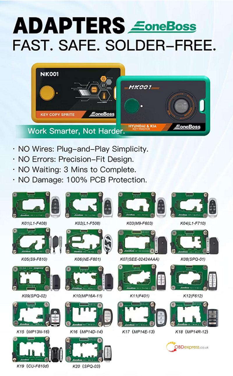 eoneboss hk001 3 mins to master hyundai kia keys no solder 3
