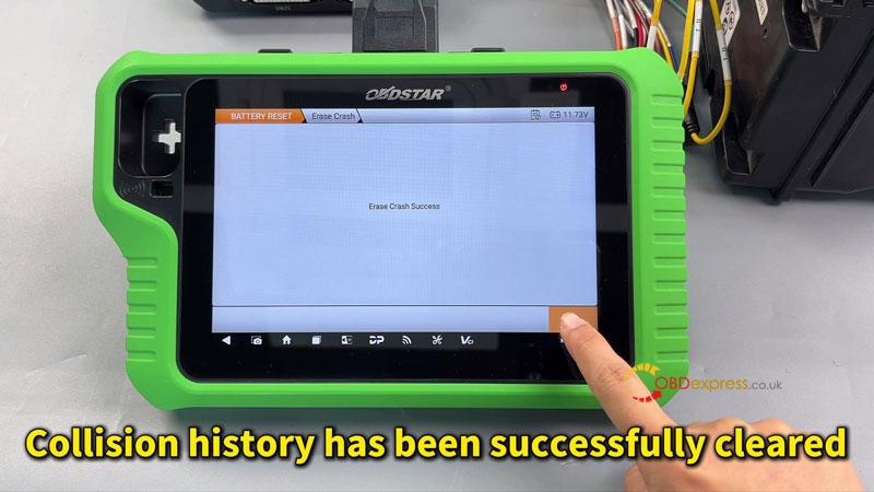 how to clear audi bms crash data with obdstar x300 classic g3 10