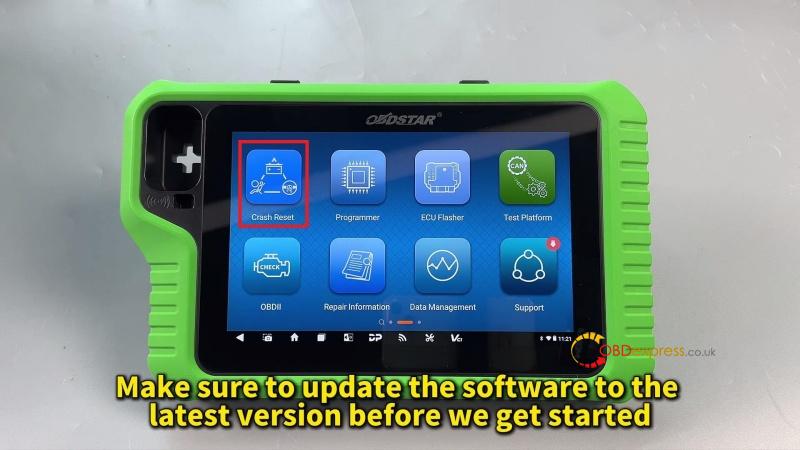 how to clear audi bms crash data with obdstar x300 classic g3 2