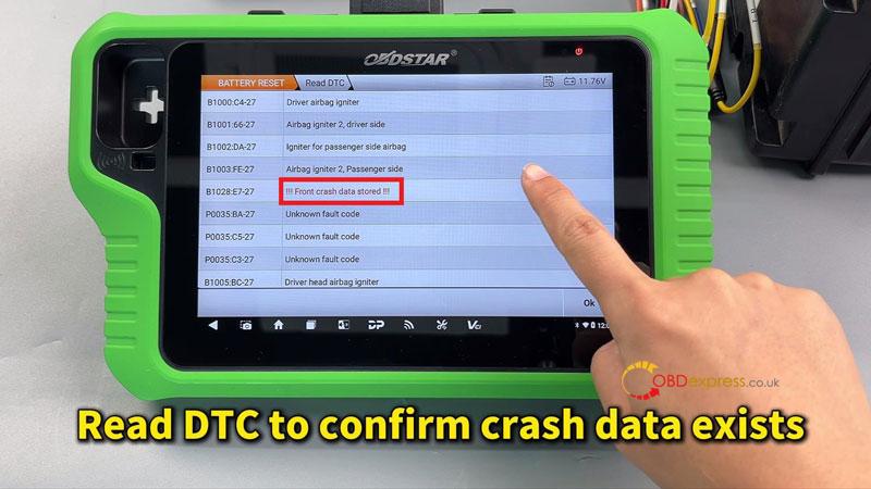 how to clear audi bms crash data with obdstar x300 classic g3 9