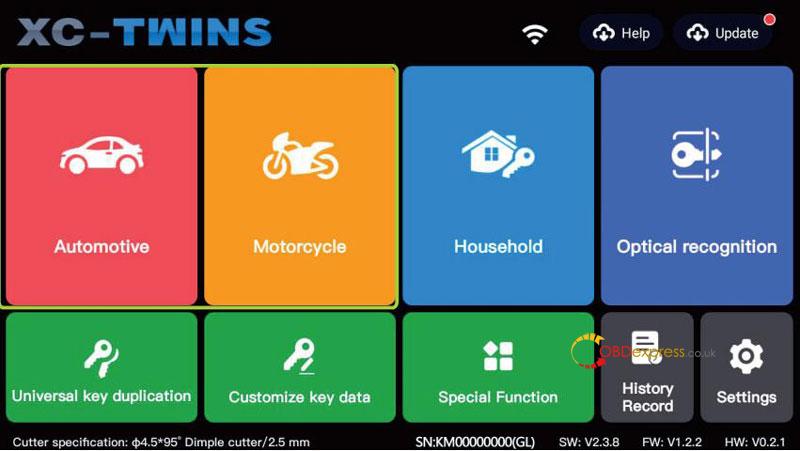 how to use xhorse condor xc twins all key lost find bitting 6