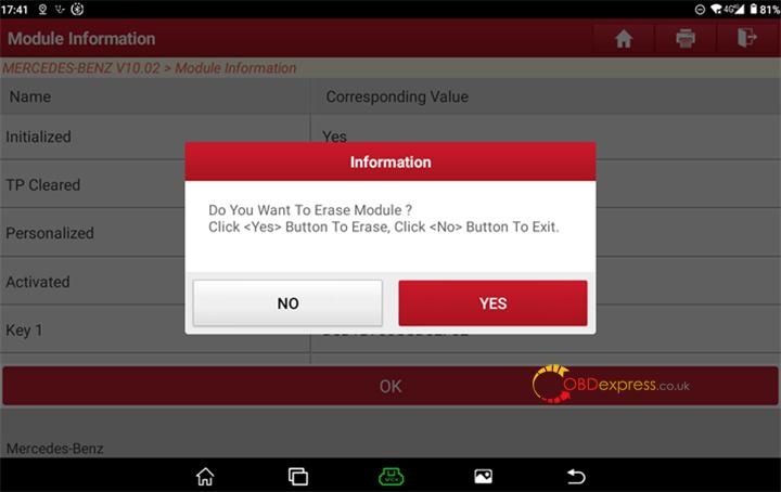 launch x431 pro5 erase benz vgs3 nag2 tcu 11