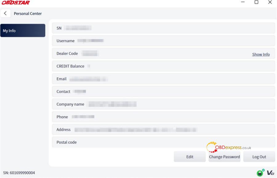 obdstar ecu master register update change password 10