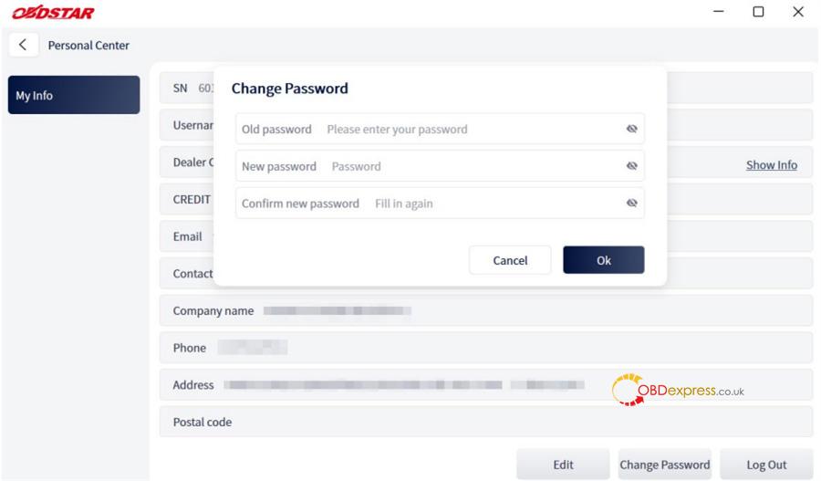 obdstar ecu master register update change password 13