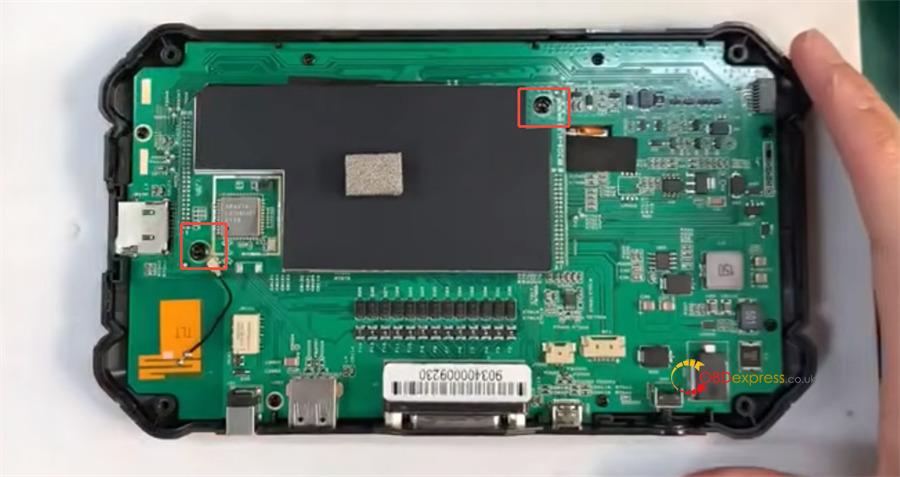 obdstar iscan replace screen and mainboard 3