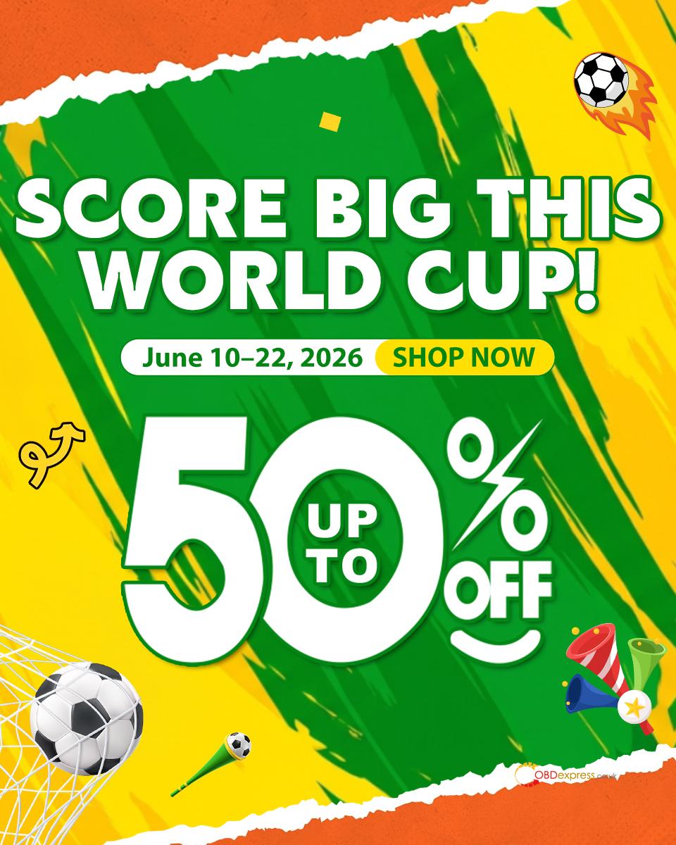OBDEXPRESS.CO.UK KICK OFF SALE