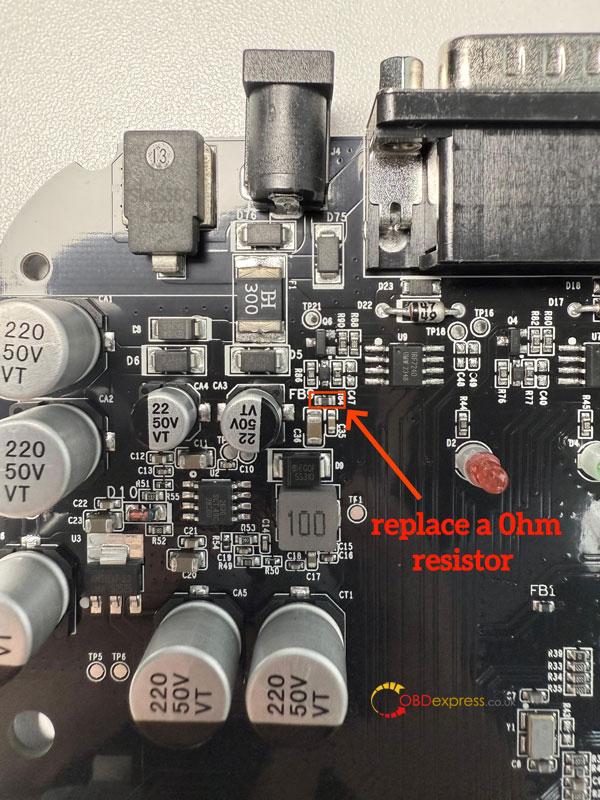 formulaflash ecu programmer not reading ecus fix burnt fb9 resistor 3