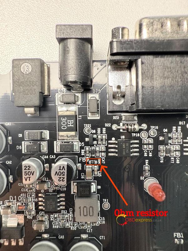 formulaflash ecu programmer not reading ecus fix burnt fb9 resistor 5