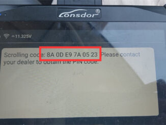 lonsdor k518 pro get pin code for 2021 toyota subaru 5
