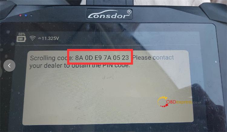 lonsdor k518 pro get pin code for 2021 toyota subaru 5