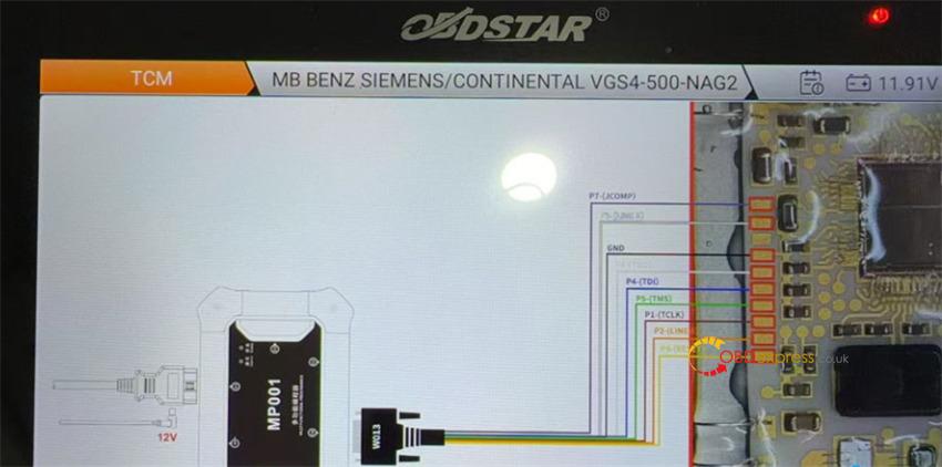 obdstar cable for benz fbs4 vgs4 gearbox 2