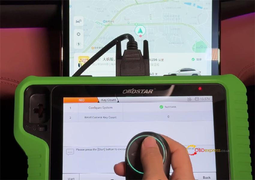 obdstar g3 with c1031 harness program nio ev keys 10