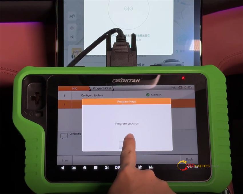 obdstar g3 with c1031 harness program nio ev keys 13
