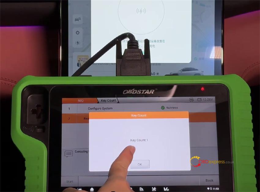 obdstar g3 with c1031 harness program nio ev keys 14