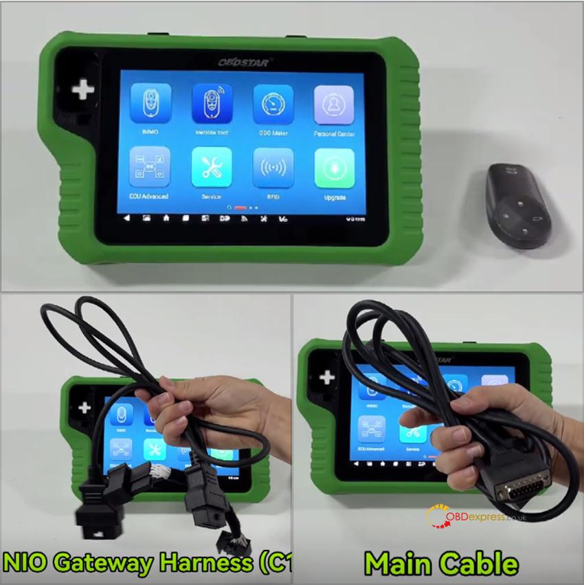 obdstar g3 with c1031 harness program nio ev keys 2
