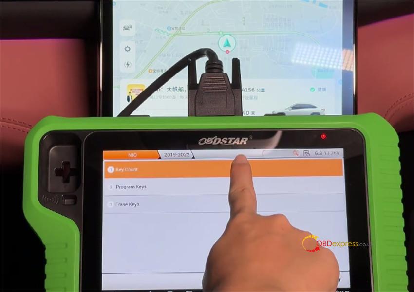 obdstar g3 with c1031 harness program nio ev keys 8