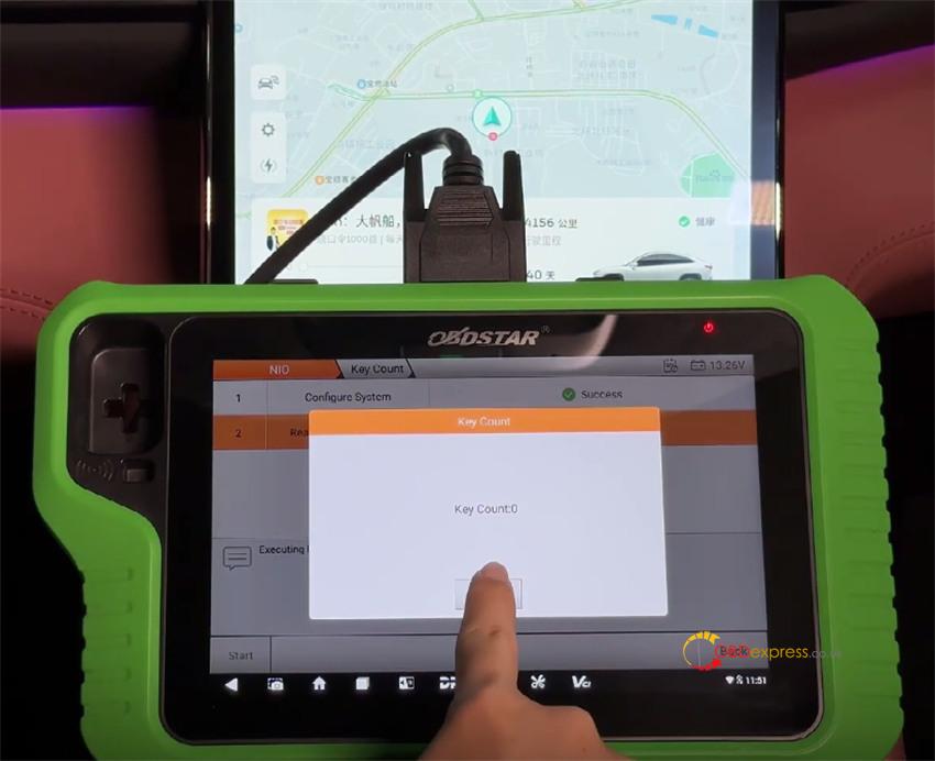 obdstar g3 with c1031 harness program nio ev keys 9