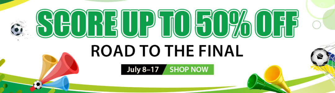 Road to the Final Up to 50% OFF Starts Now 1200px