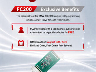 cg fc200 bmw b48 b58 ecu unlock adapter promotion 1
