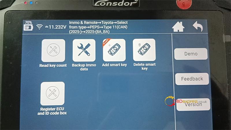 lonsdor k518 pro add 2025+ lexus 8a b6 key 4