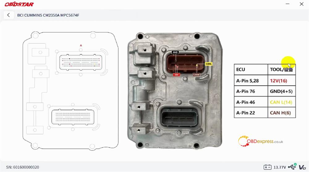 obdstar ecu master clone bci cummins cm2350a 6