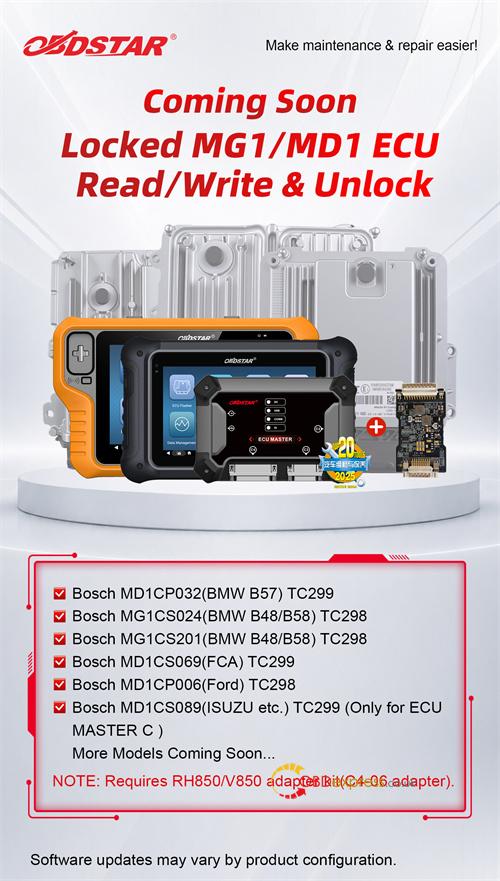 unlock encrypted bosch md1 mg1 ecu 1