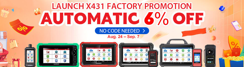 LAUNCH X431 Factory Sale banner