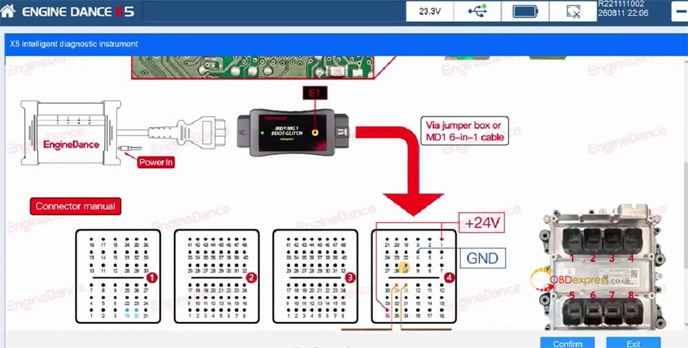 enginedance x5 unlock bosch md1ce100 5