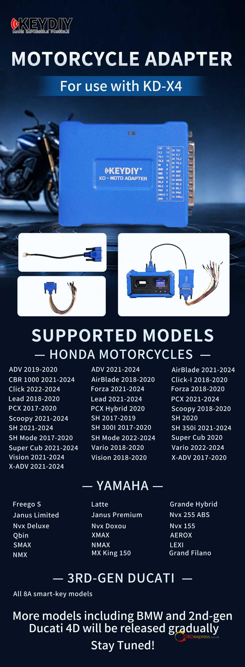 keydiy goes moto new kd moto adapter adds honda yamaha ducati 3