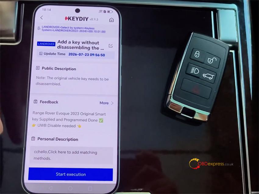 keydiy kd x4 program 2022 range rover key 6