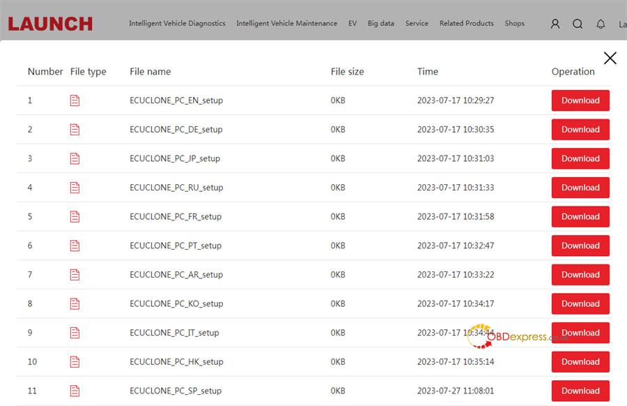 launch x431 immo software and xprog5 function update 3