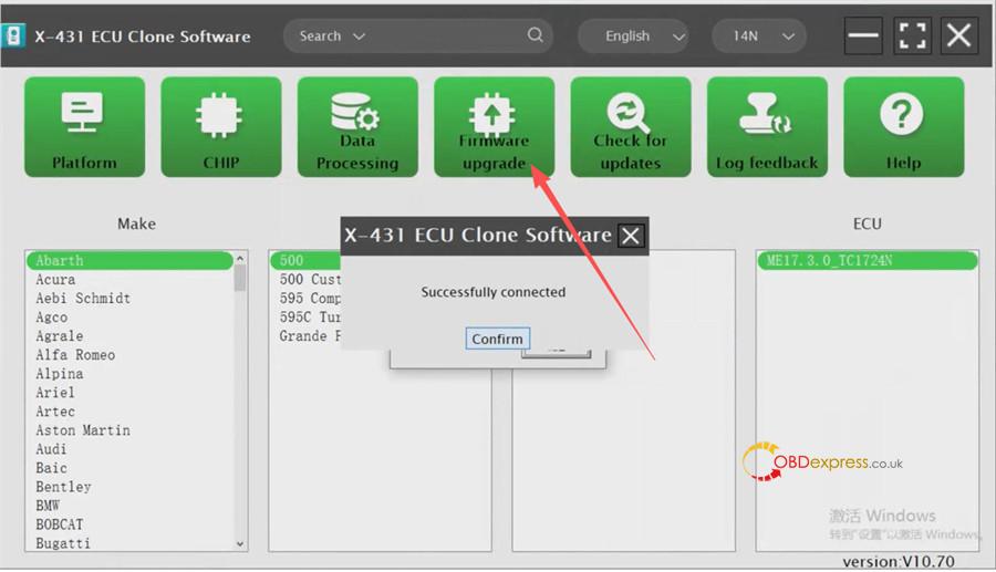 launch x431 immo software and xprog5 function update 4