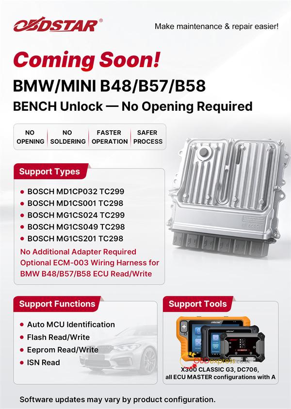 locked bmw md1 mg1 bench ecu tools 2