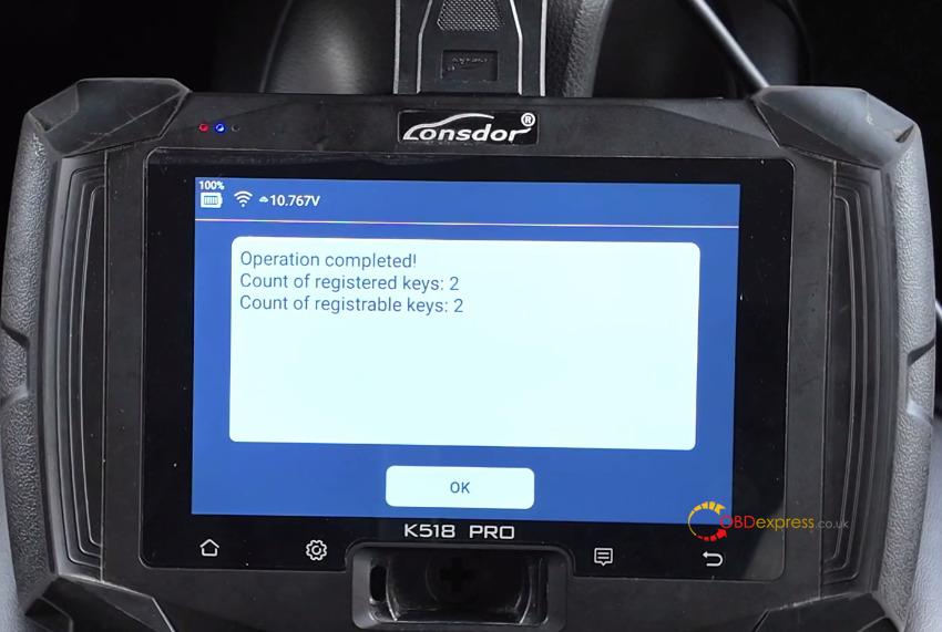 lonsdor k518 pro add 2024 toyota corolla 4a smart key 17
