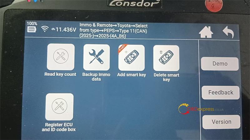 lonsdor k518 pro update toyota and lexus 4a b6 immo 1