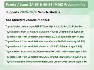 lonsdor k518 pro update toyota and lexus 4a b6 immo 3