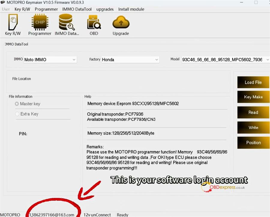 motopro motorcycle key programmer user manual 11